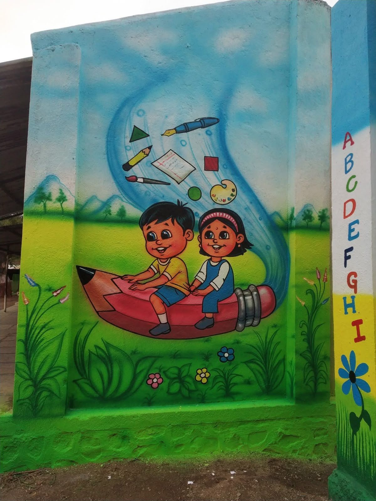 Decorative wall painting by Dhiraj Arts and Tattoo